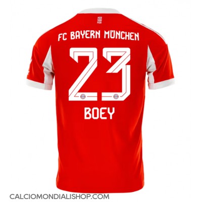 Maglie da calcio Bayern Munich Sacha Boey #23 Prima Maglia 2025-26 Manica Corta Maglie da calcio Bayern Munich Sacha Boey #23 Prima Maglia 2025-26 Manica Corta